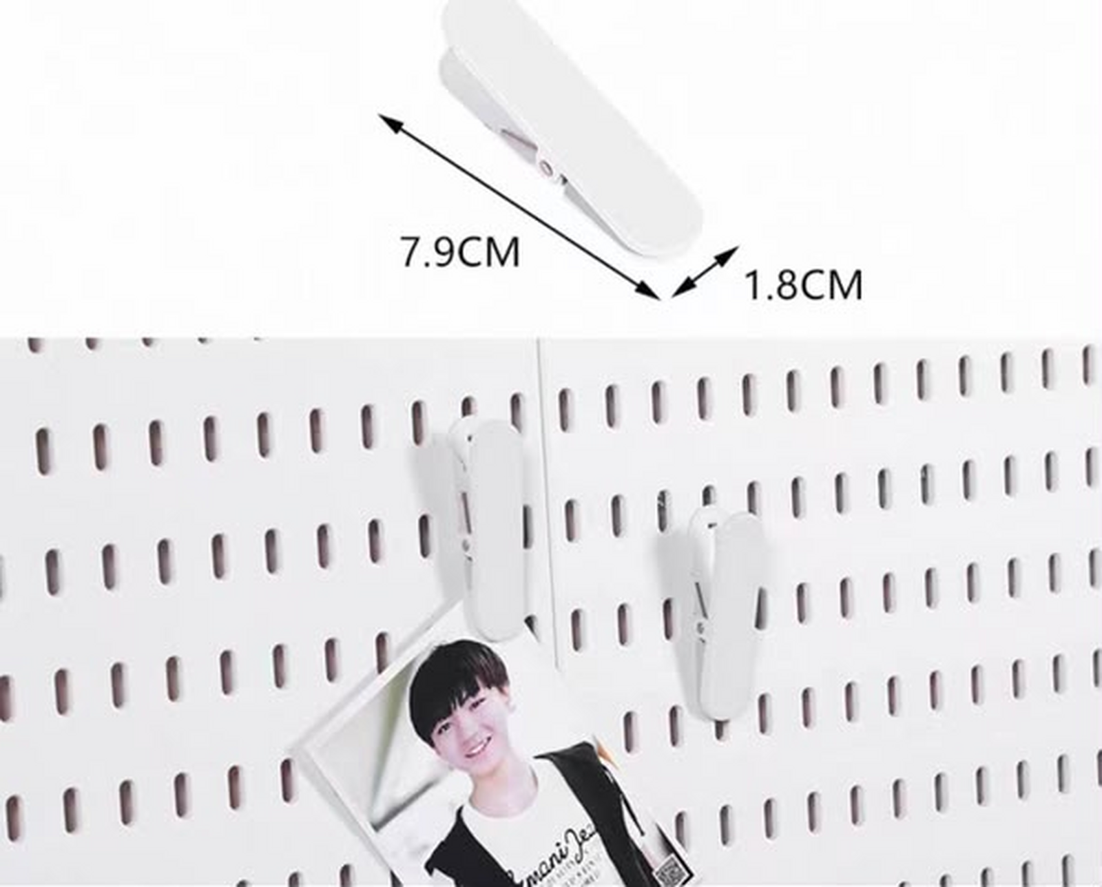 Clips para pegboard