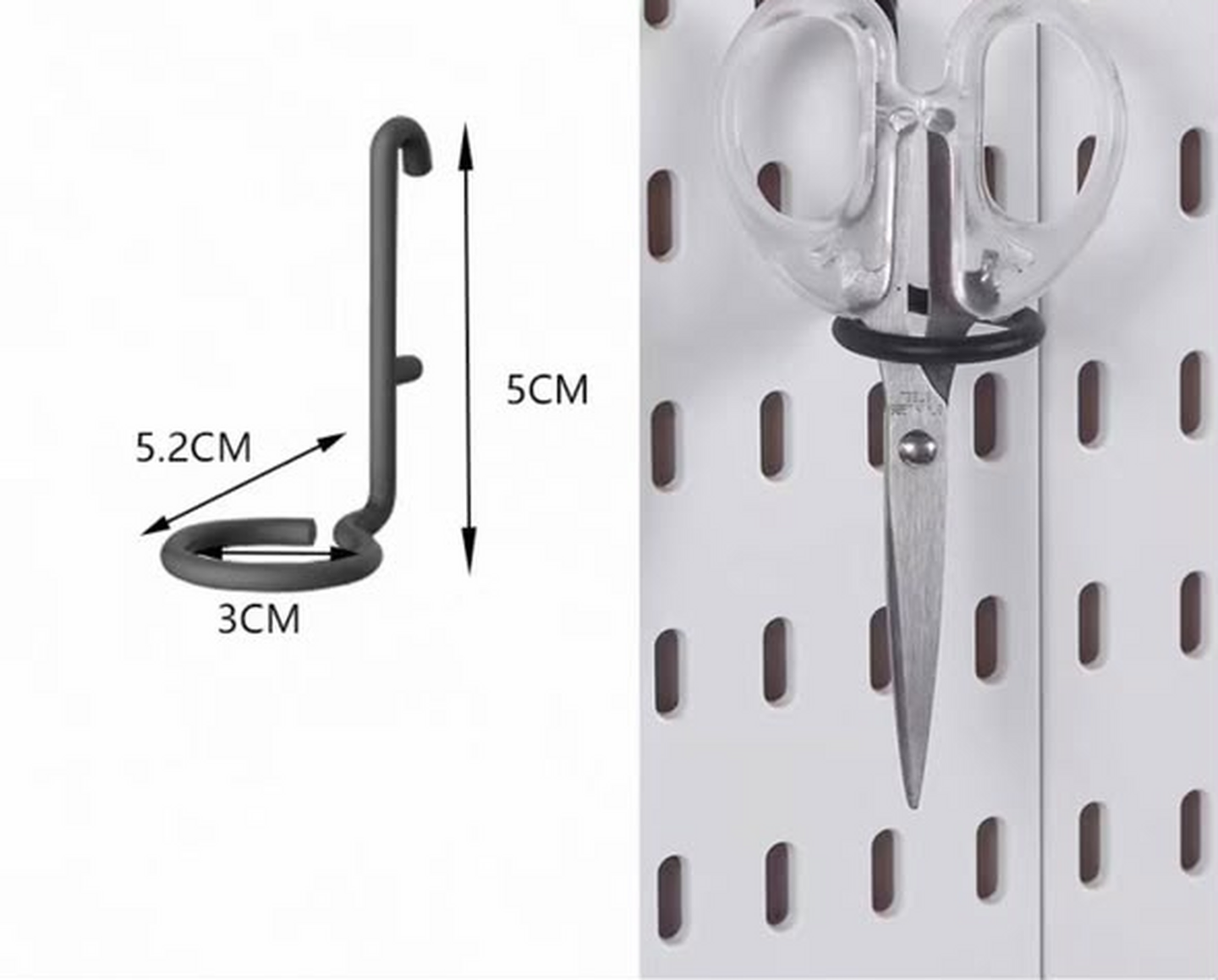 Soporte de herramientas para pegboard