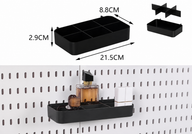 Bandeja con compartimentos para pegboard