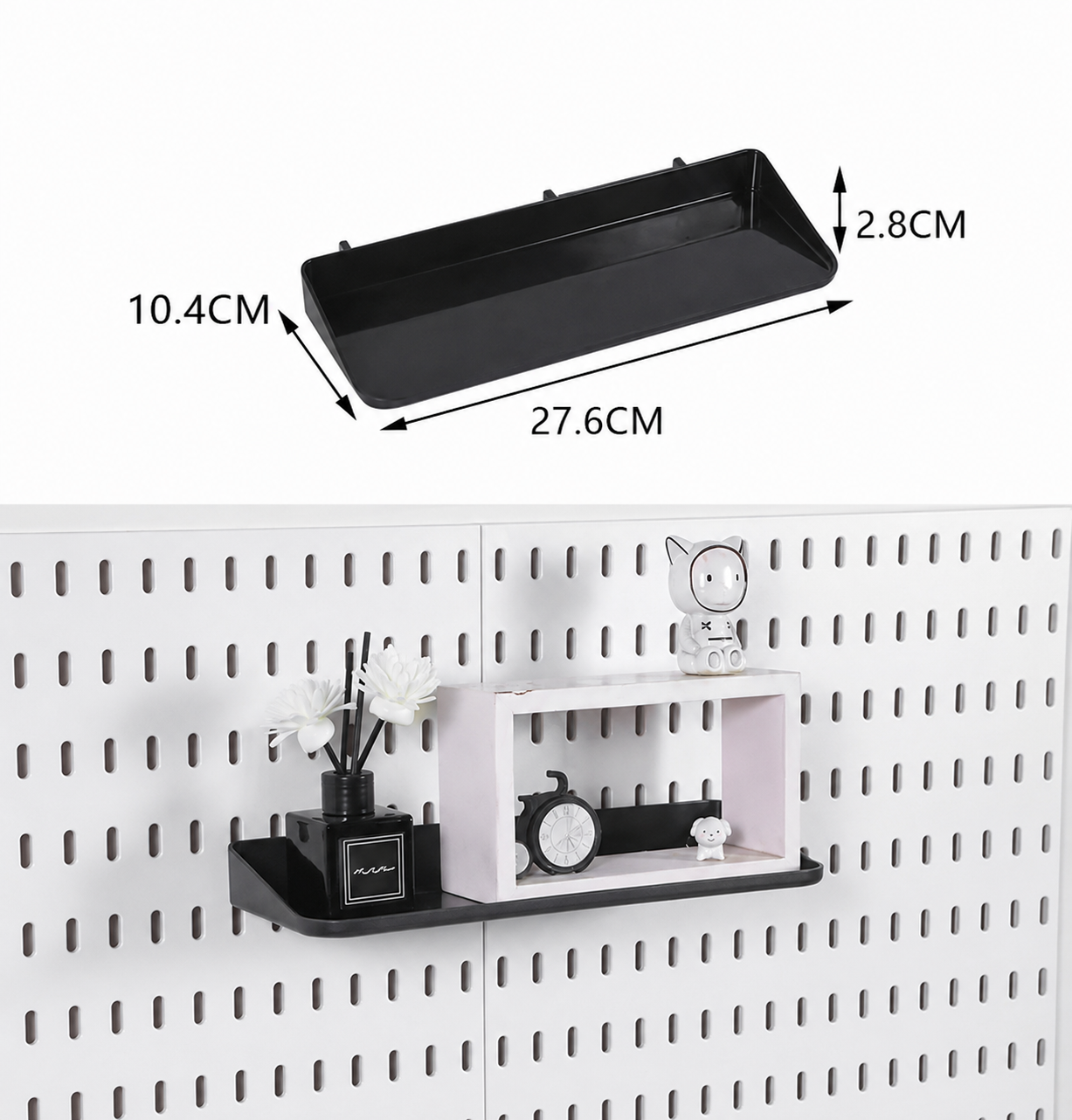 Repisa inclianda para pegboard