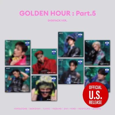 ATEEZ - GOLDEN HOUR : Part.5 [14th Mini Album - Digipack POP-UP Ver.]