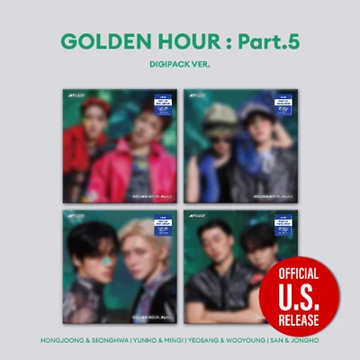 ATEEZ - GOLDEN HOUR : Part.5 [14th Mini Album - Digipack Unit POP-UP Ver.]