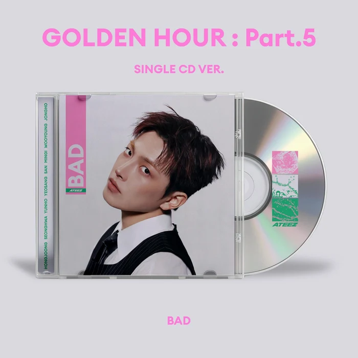 ATEEZ - GOLDEN HOUR : Part.5 [14th Mini Album - Single CD Ver.]