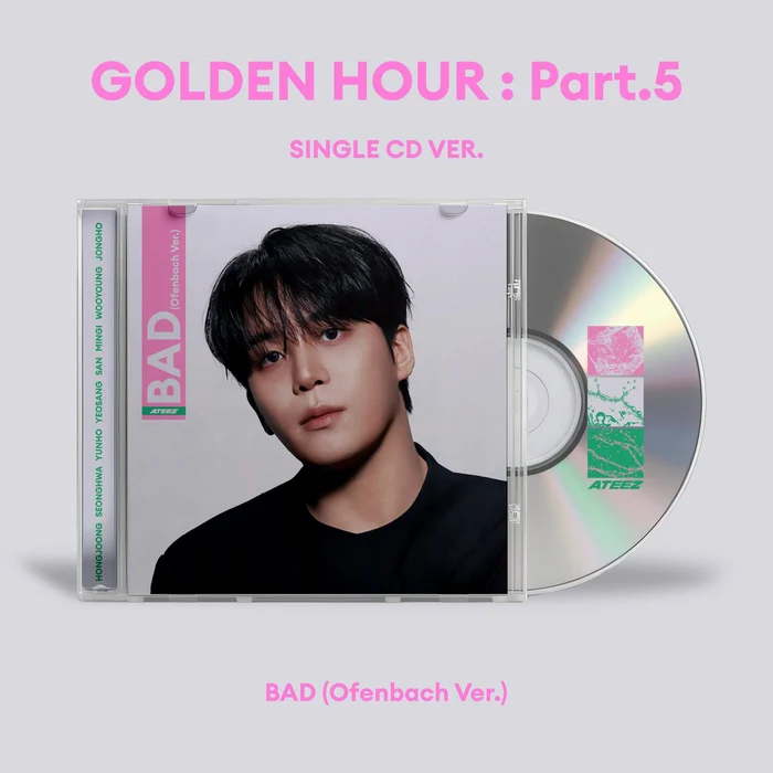 ATEEZ - GOLDEN HOUR : Part.5 [14th Mini Album - Single CD Ver.]