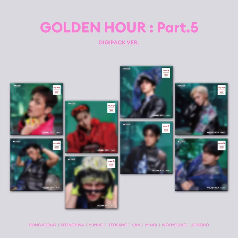 ATEEZ - GOLDEN HOUR : Part.5 (DIGIPACK VER.) (Target Exclusive, CD)