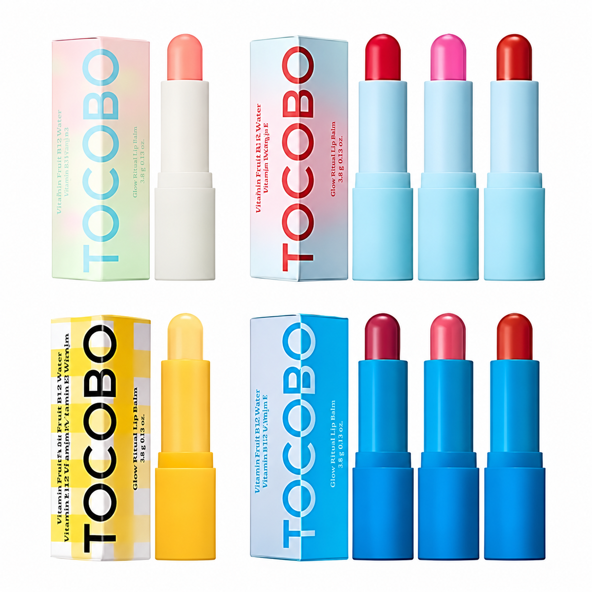 TOCOBO - Lip Balm 0.67 Oz /19 g ea