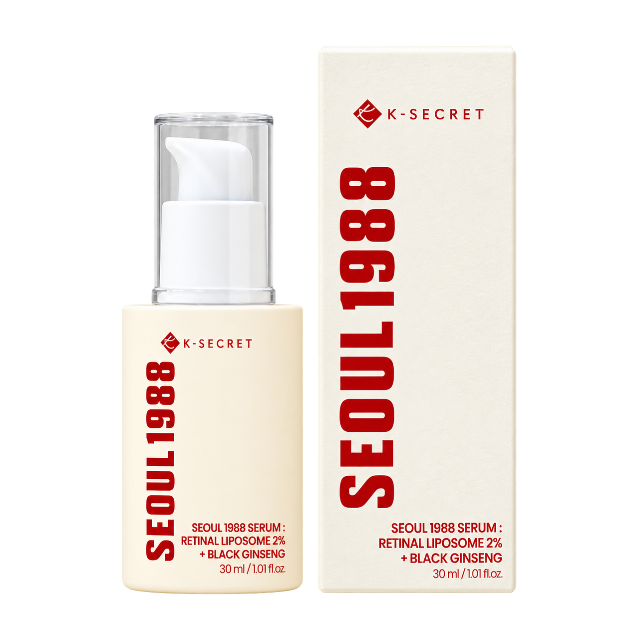 K SECRET - SEOUL 1988 Serum : Retinal Liposome 2% + Black Ginseng