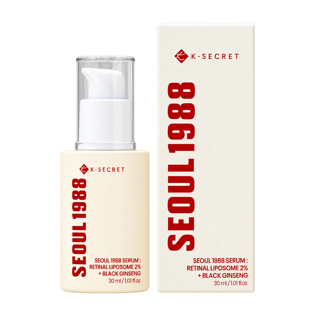 K SECRET - SEOUL 1988 Serum : Retinal Liposome 2% + Black Ginseng