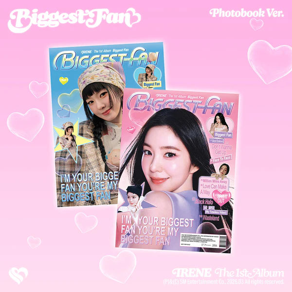 IRENE - Biggest Fan [1st Album - Photobook Ver.](Random ver.)