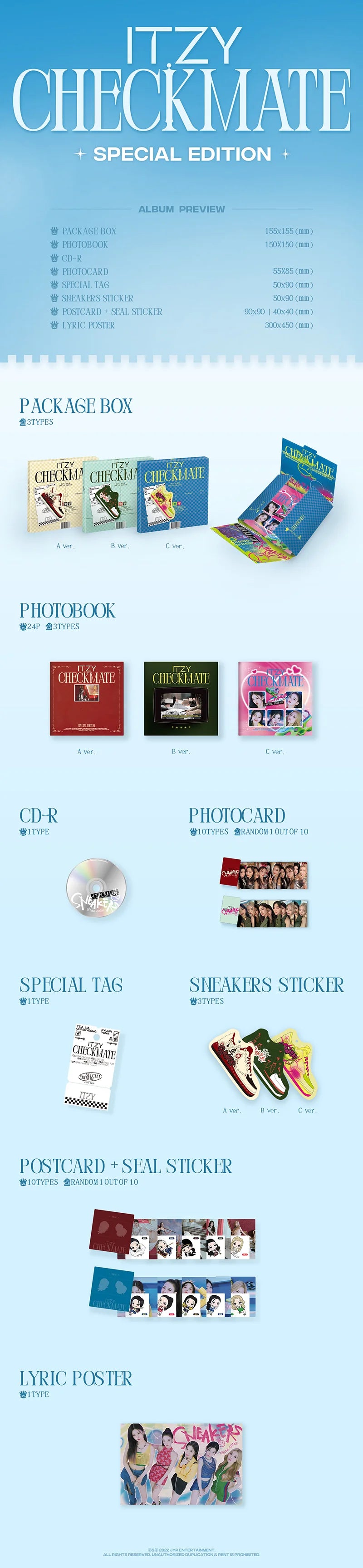 ITZY - CHECKMATE [5th EP Album - Special Edition](Random ver.)