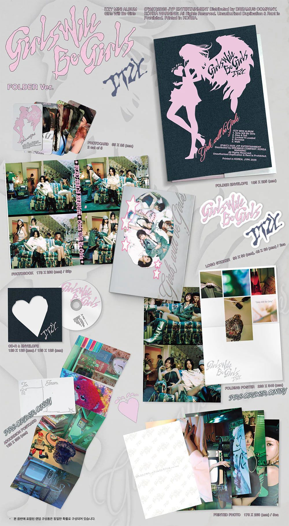 ITZY - Girls Will Be Girls [10th Mini Album - Folder Ver.]