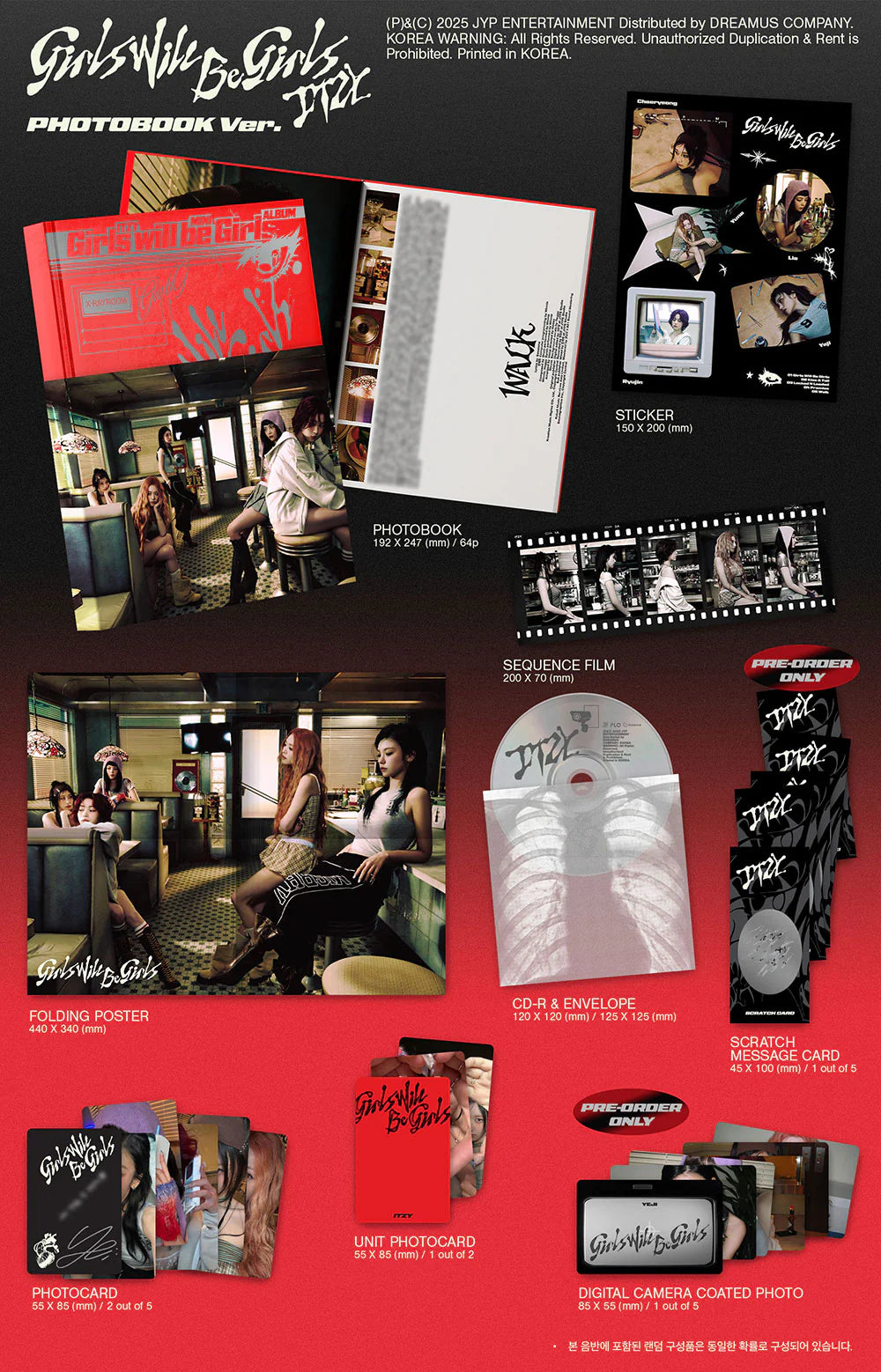 ITZY - Girls Will Be Girls [10th Mini Album - Photobook Ver.]