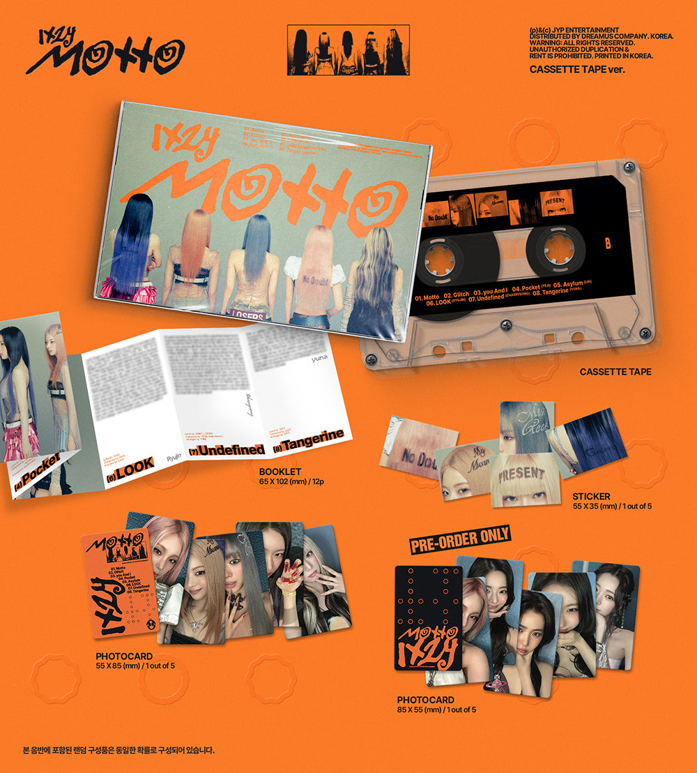 ITZY - Motto [12th Mini Album - CASSETTE TAPE ver.]