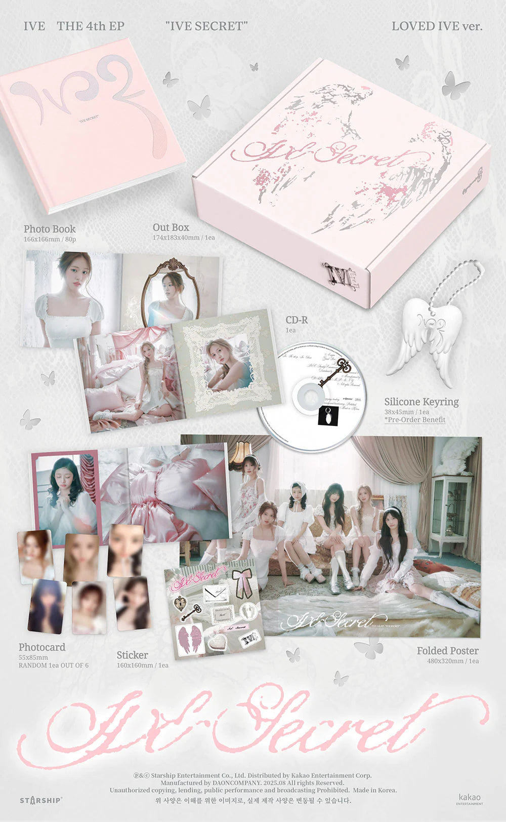 IVE - IVE SECRET [4th EP Album - LOVED IVE Ver.]