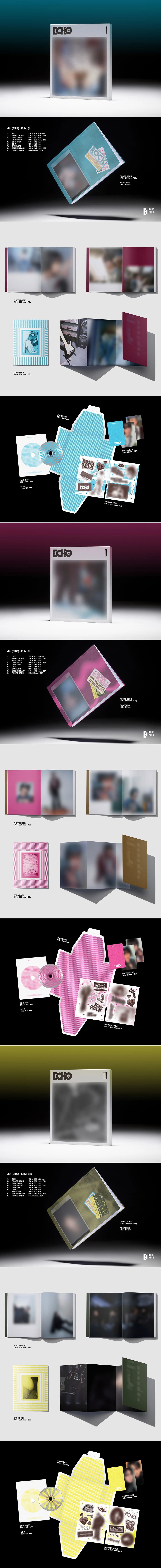 JIN (BTS) - 2nd mini album 'Echo' (3 TYPES Random)