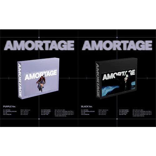JISOO - mini album [AMORTAGE] (EXCLUSIVE EDITION) (Random ver.)