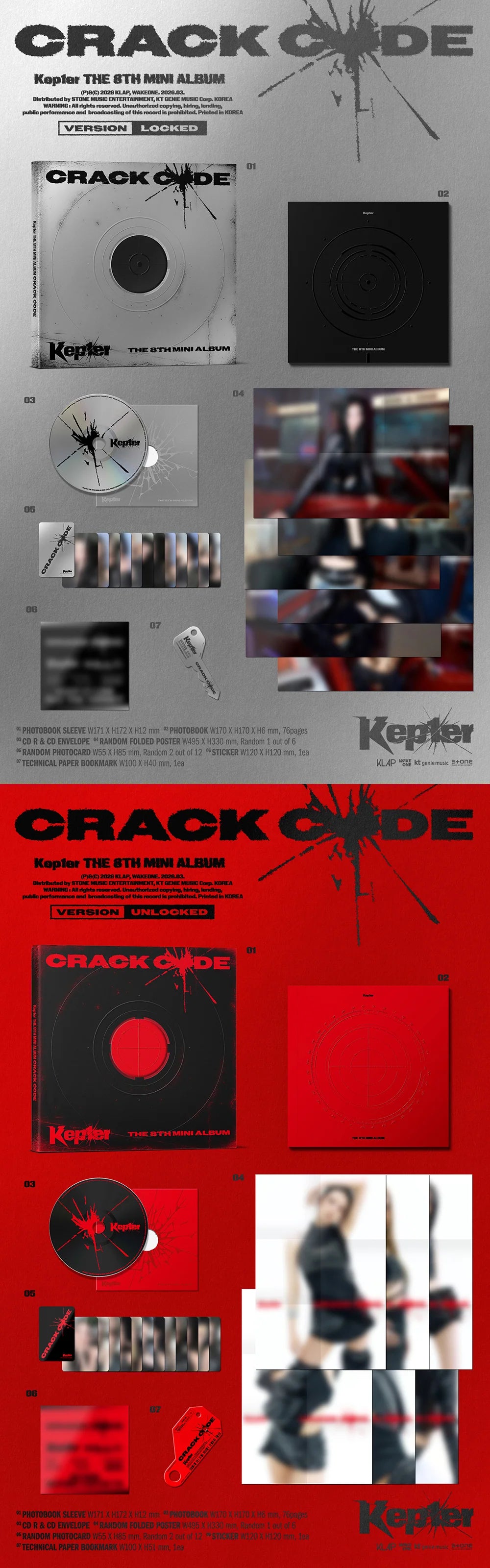 Kep1er - CRACK CODE [8th Mini Album](Random ver.)
