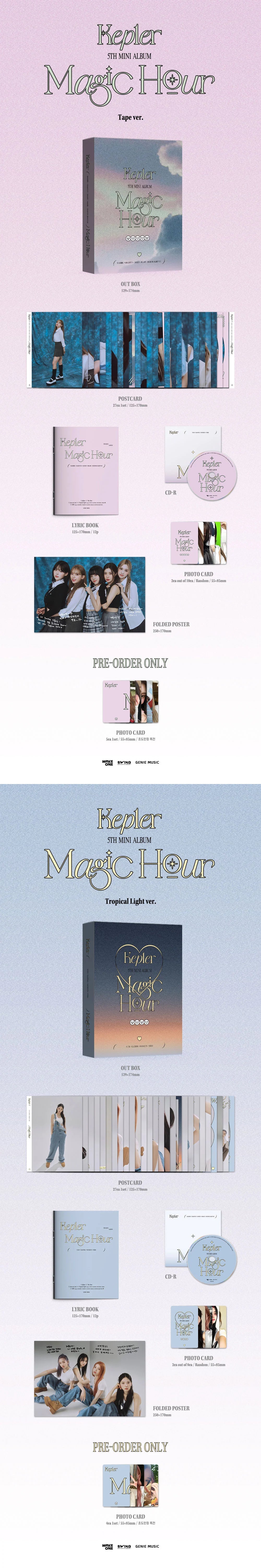 Kep1er - Magic Hour [5th Mini Album - Unit Ver.](Random ver.)