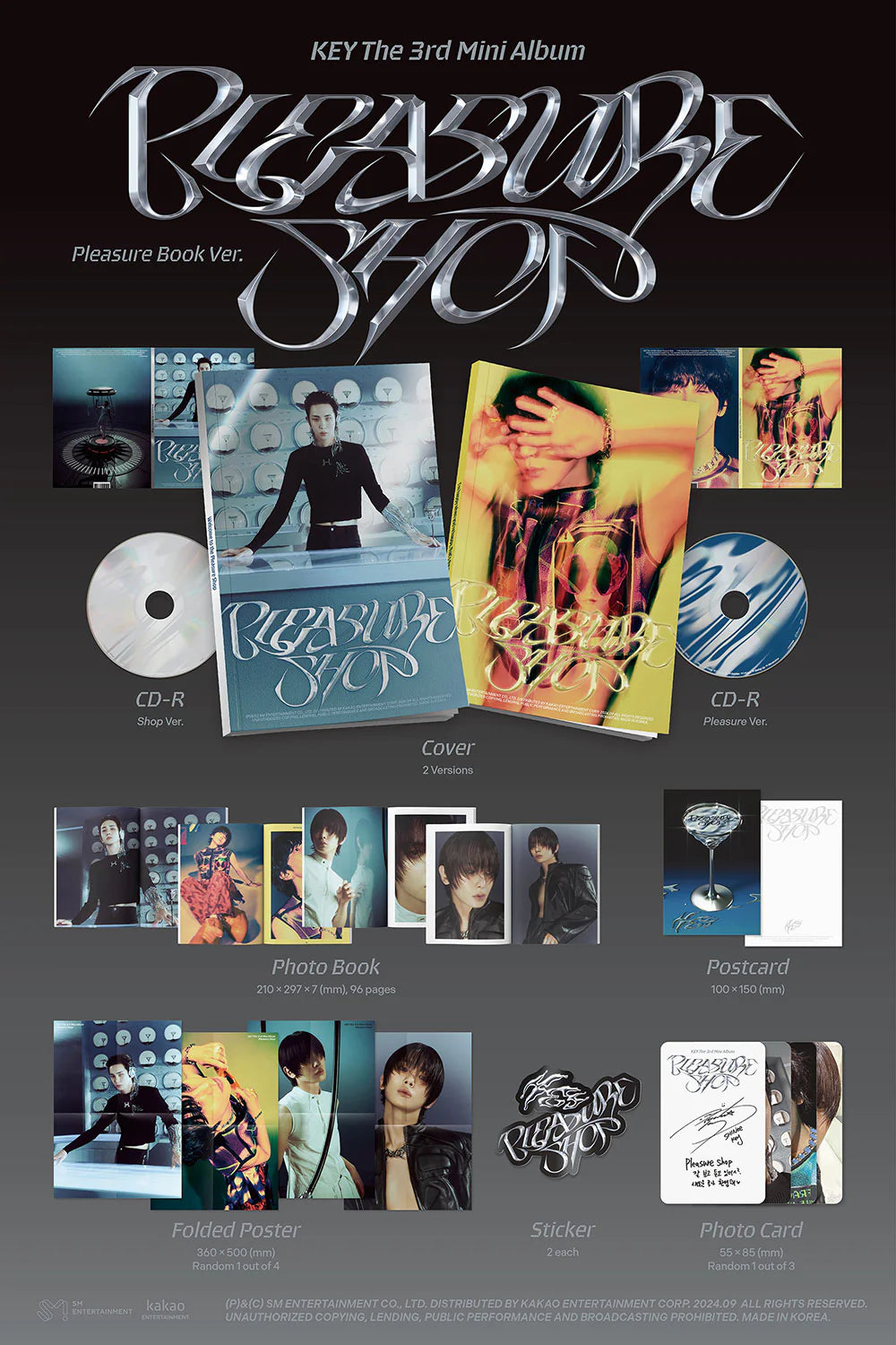 KEY (SHINee)  - Pleasure Shop [3rd Mini Album - Pleasure Book Ver.](Random ver.)