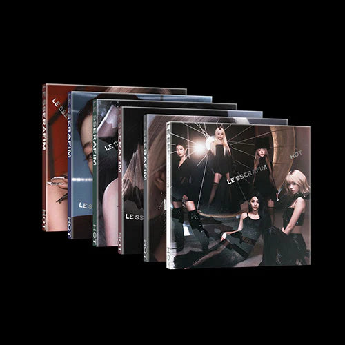 LE SSERAFIM - HOT [5th Mini Album - Compact Ver.](Random ver.)