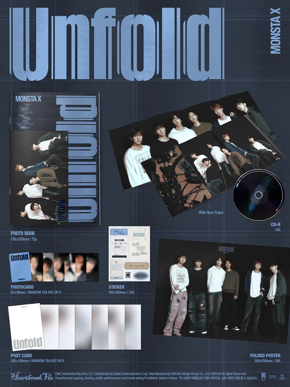 MONSTA X - Unfold [3rd English Album]
