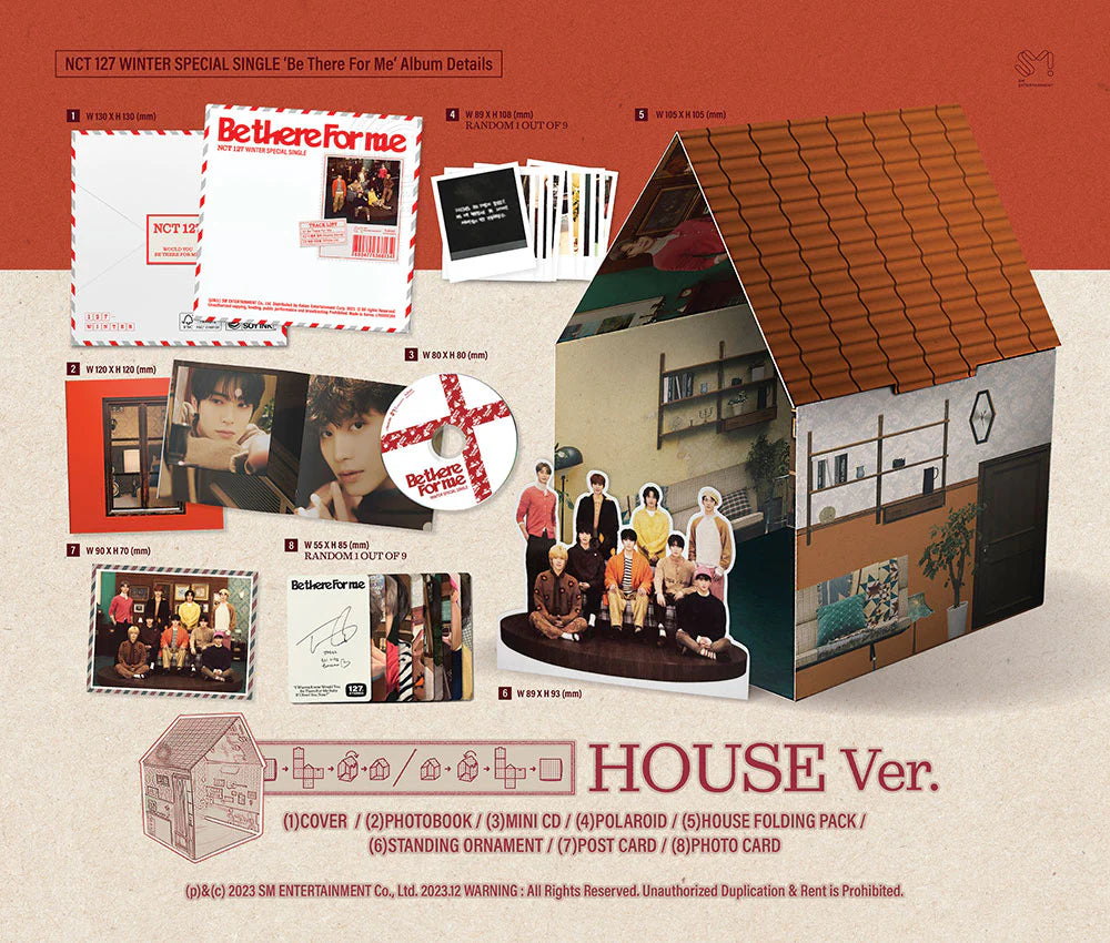 NCT 127 - Be There For Me [1st Special Single Album - HOUSE Ver.]