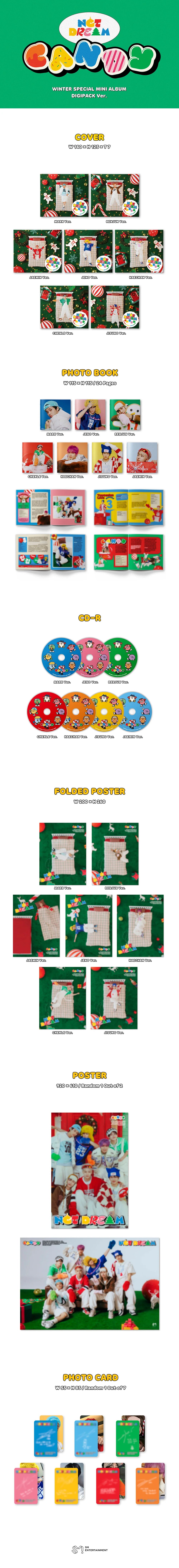 NCT DREAM - Candy [Winter Special Mini Album - Digipack Ver.](Random ver.)