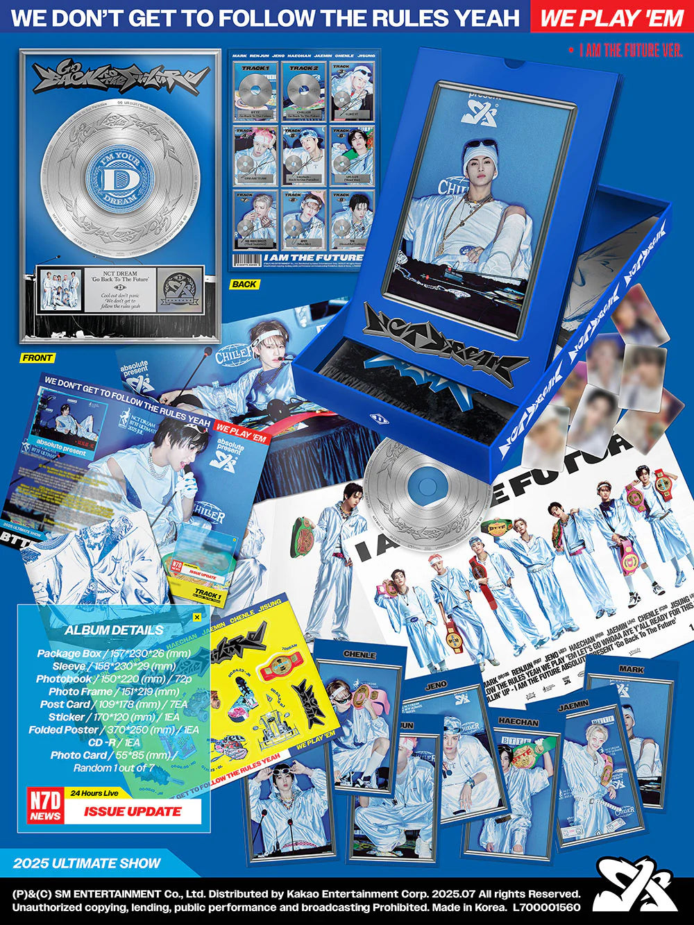 NCT DREAM - Go Back To The Future [5th Album - I AM THE FUTURE Ver.]