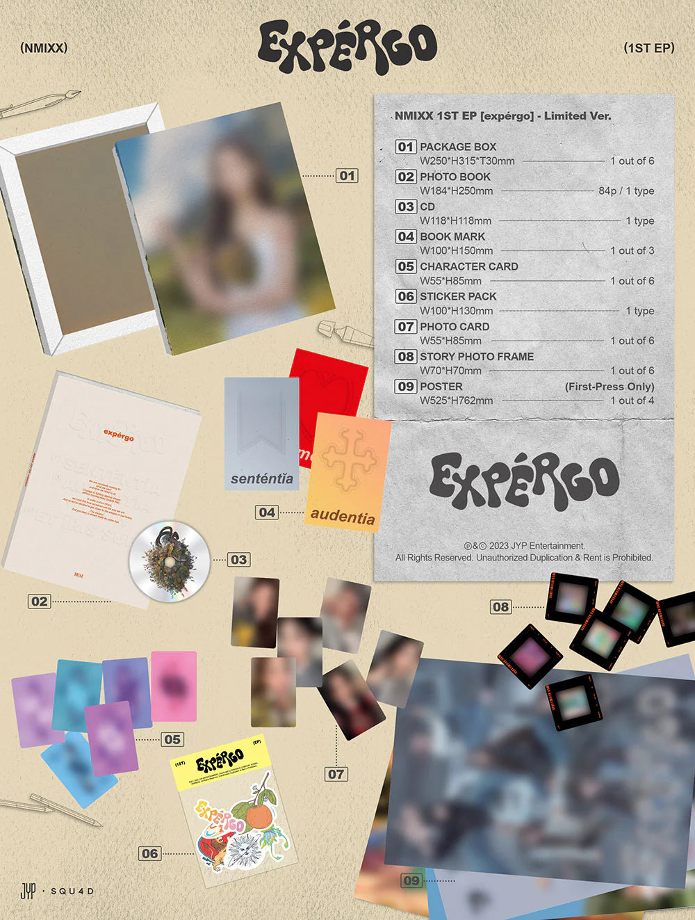 NMIXX - expergo [1st EP Album - Limited Ver.](Random ver.)