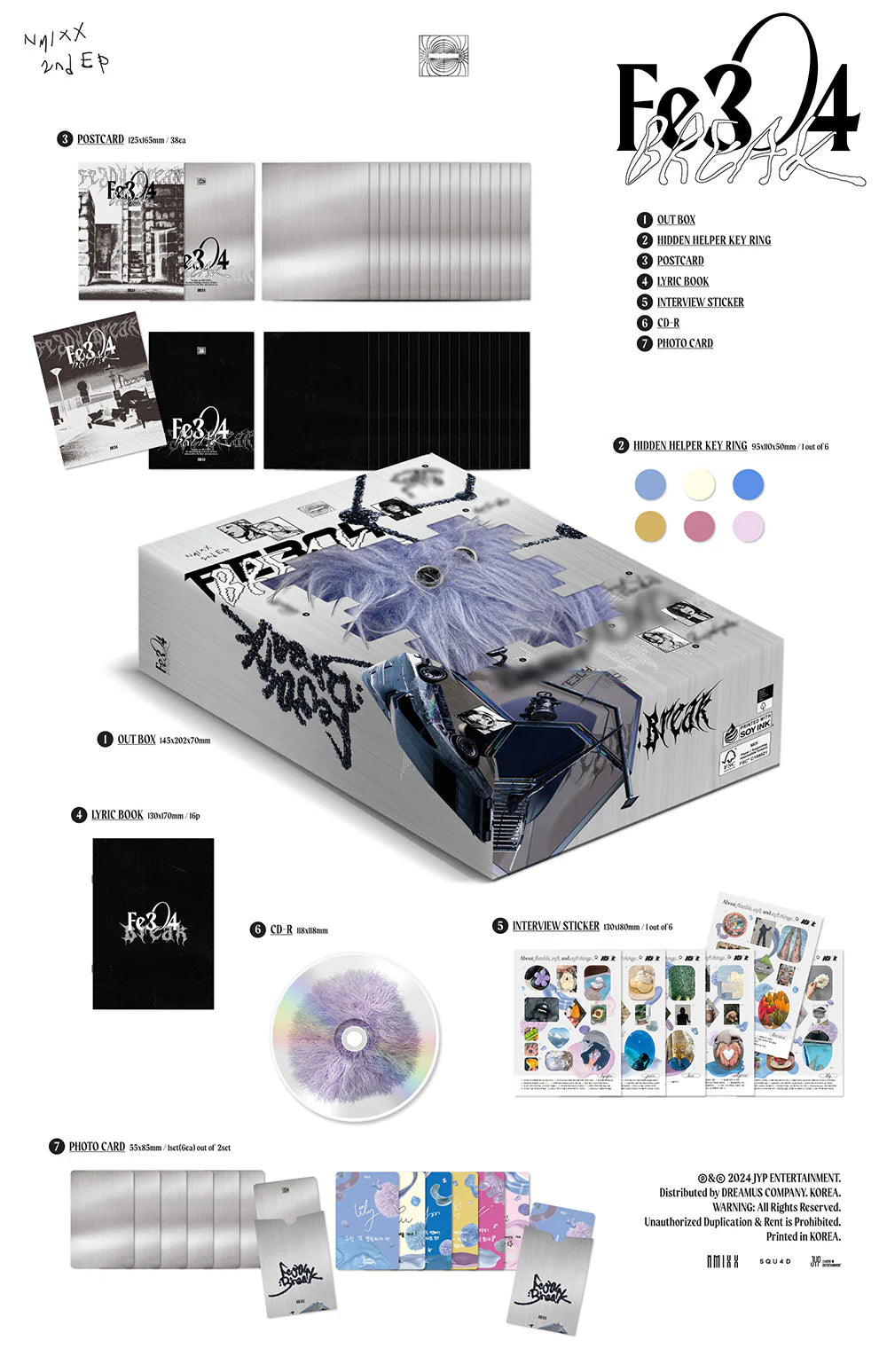 NMIXX - Fe3O4: BREAK [2nd EP Album - Limited Ver.](Random ver.)