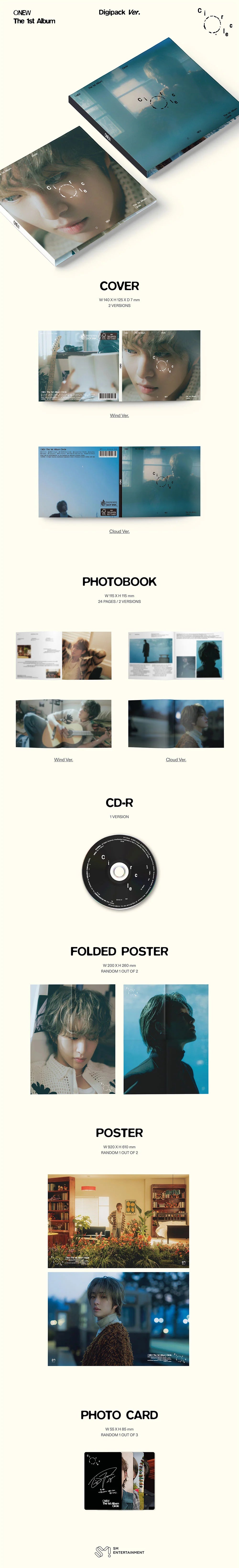ONEW (SHINee) - Circle [1st Album - Digipack Ver.]