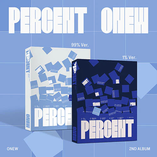 ONEW (SHINee)  - PERCENT [2nd Album - Photobook Ver.](Random ver.)