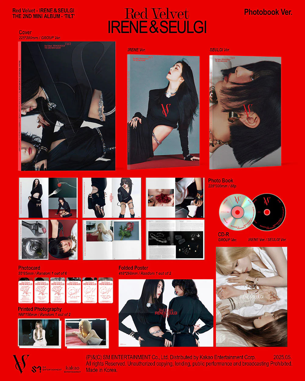 Red Velvet - IRENE & SEULGI - TILT [2nd Mini Album - Photobook Ver.](Random ver.)