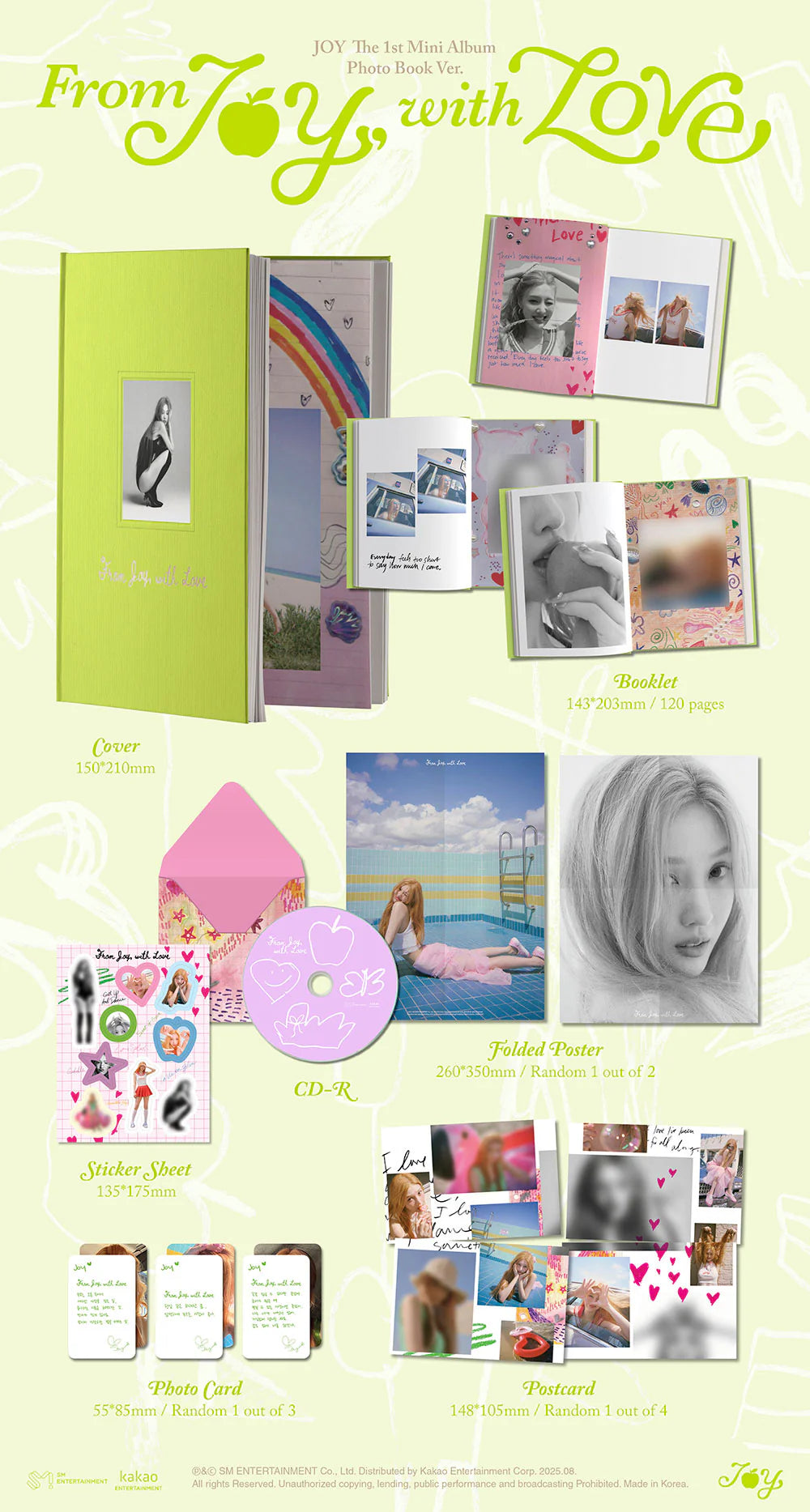 JOY - From JOY, with Love [1st Mini Album - Photobook Ver.]