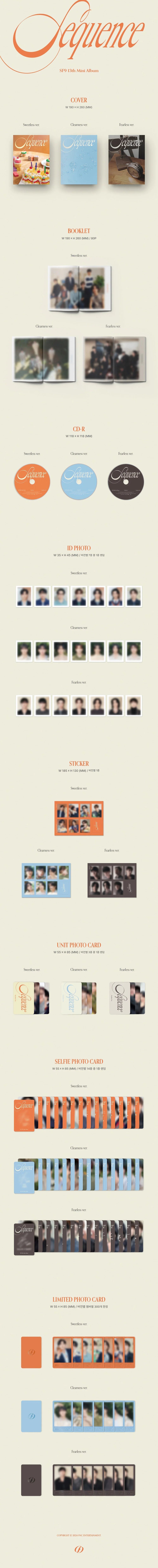 SF9 - Sequence [13th Mini Album](Random ver.)