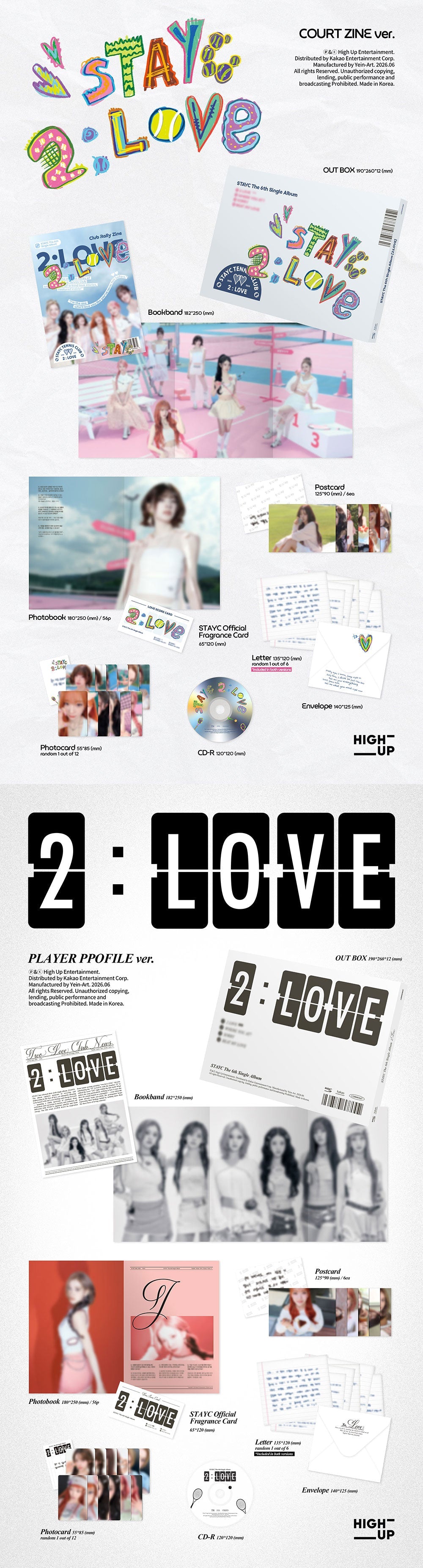 STAYC - 2:LOVE [6th Single Album] (Random ver.)