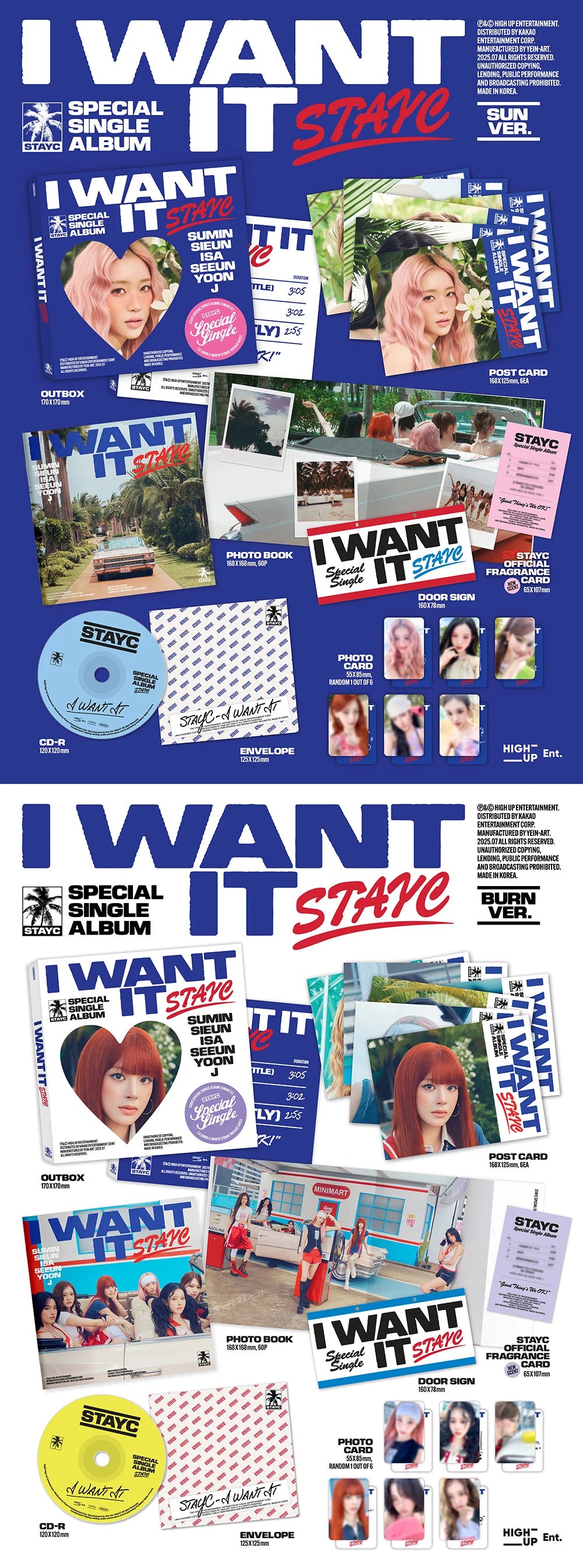 STAYC - I WANT IT [1st Special Single Album](Random ver.)