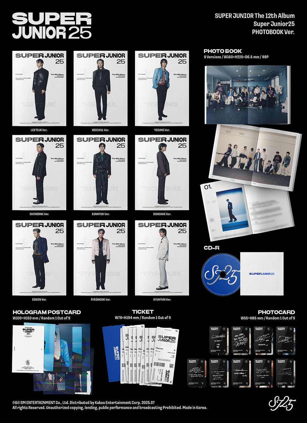 Super Junior - Super Junior25 [12th Album - Photobook Ver.]