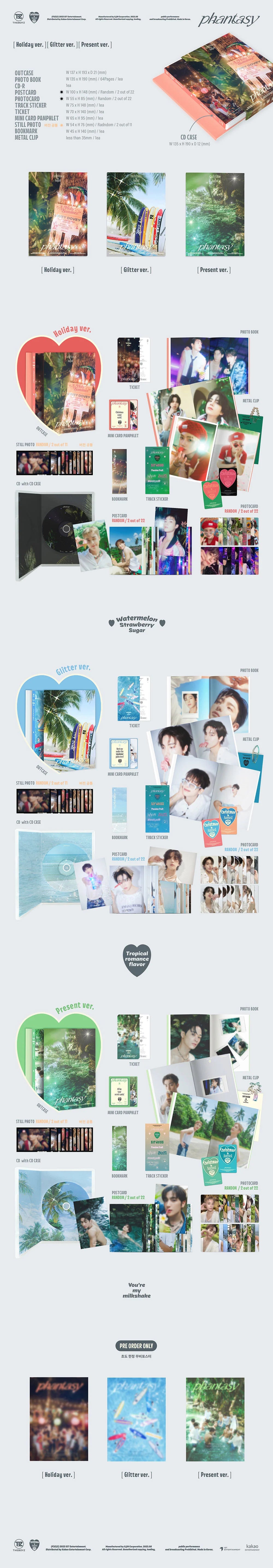 THE BOYZ - PHANTASY: Pt. 1 Christmas In August [2nd Album](Random ver.)