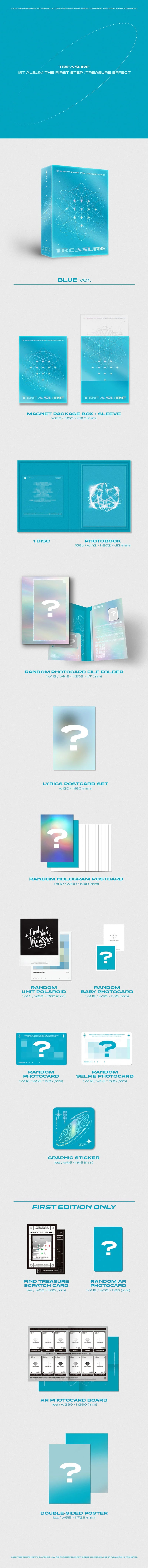 TREASURE - THE FIRST STEP : TREASURE EFFECT [1st Album](Random ver.)