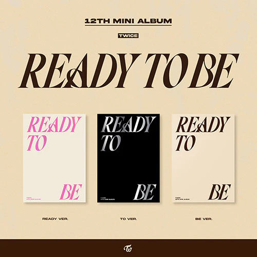 TWICE - 12TH MINI ALBUM [READY TO BE] (Random ver.)