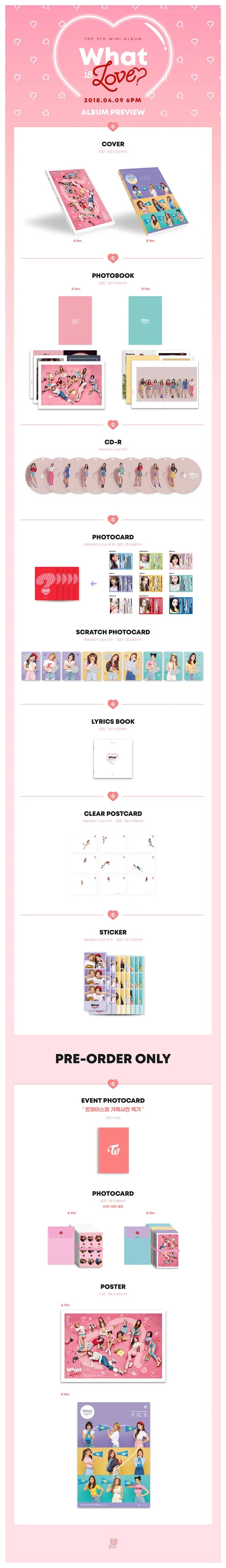 TWICE - Mini Album Vol.5 [WHAT IS LOVE?] (Random ver.)
