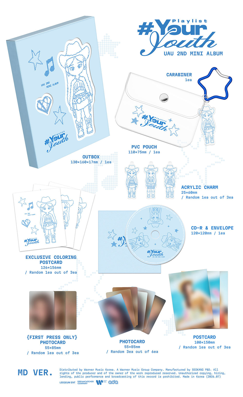 UAU - Playlist #Your Youth [2nd Mini Album - MD Ver.]