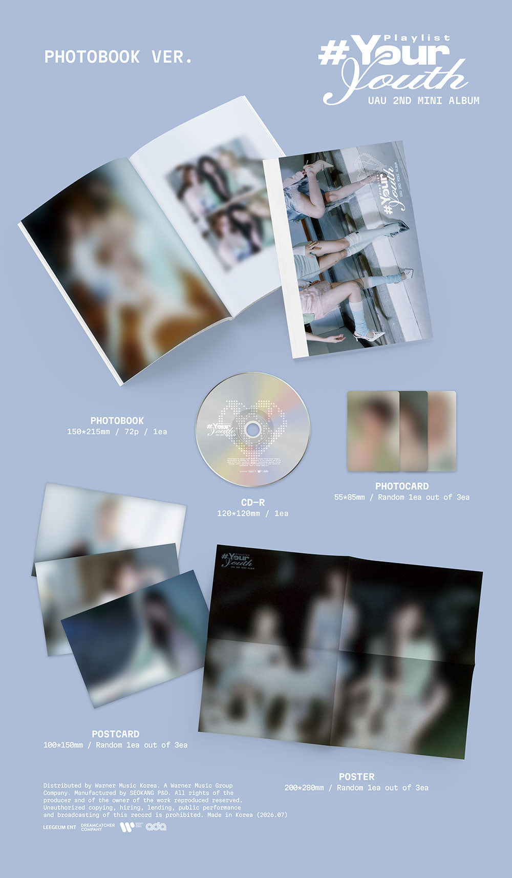 UAU - Playlist #Your Youth [2nd Mini Album - PHOTOBOOK Ver.]