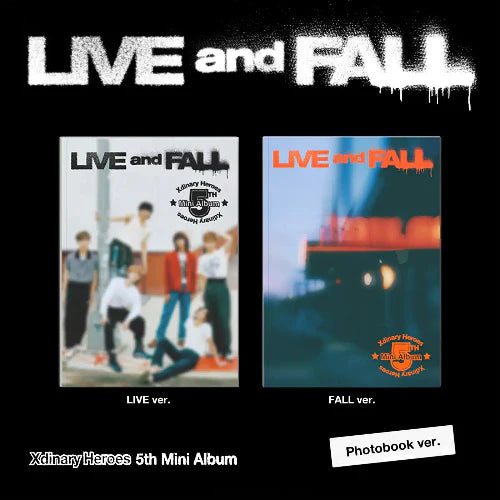 Xdinary Heroes - LIVE and FALL [5th Mini Album - Photobook Ver.](Random ver.)