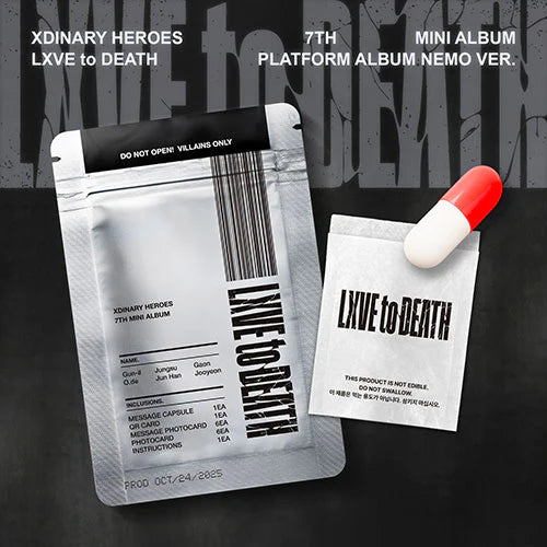 Xdinary Heroes - LXVE to DEATH [7th Mini Album - Platform Nemo Ver.]