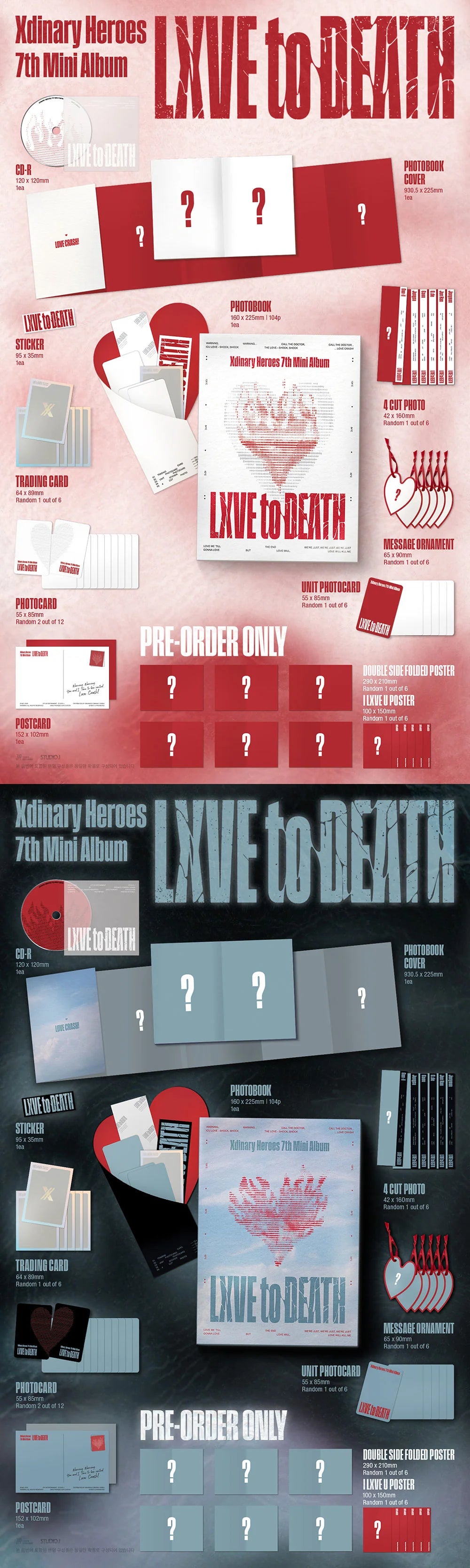 Xdinary Heroes - LXVE to DEATH [7th Mini Album - Photobook Ver.](Random ver.)