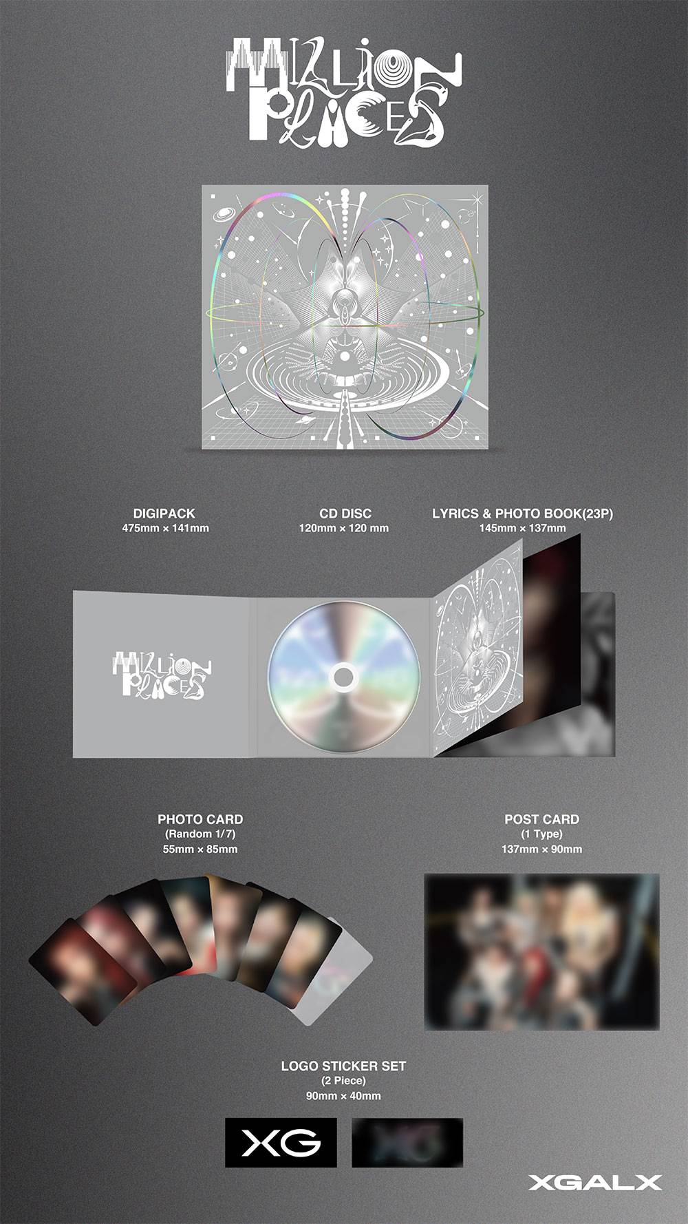 XG - MILLION PLACES [6th Single Album]